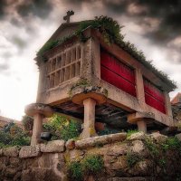 Horreo en Combarro-Pontevedra