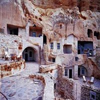 Cuevas hechas casas en Guadix-Granada