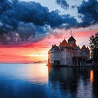 Lago Lehman-Castillo de Chillon-(Suiza)