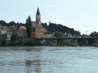 Passau sobre el río Danubio-Alemania