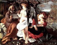 Caravaggio riposo durante la fuga in egitto
