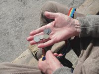 Enough money for a cup of tea?