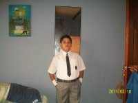 con el uniforme del cole