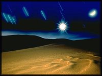 deserto notturno