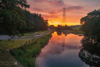 River sunrise Forth Clyde