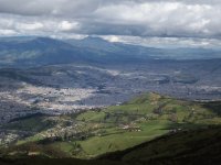 Vista panorámica de Quito-Ecuador