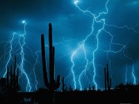 piasaje decierto lluvia electrica