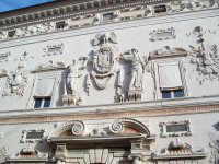 Decorated palace in Ferrara