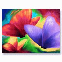 peinture  papillon