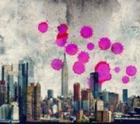 grunge-dripping-skyline