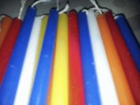 Colored candles