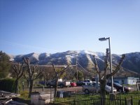 Snow covered mountains
