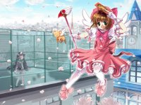Sakura, Kero and Tomoyo