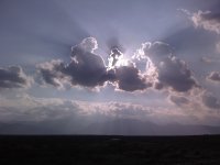 Nubes y sol