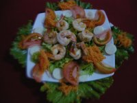 ensalada camarones