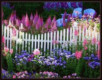 fence of flowers