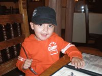 Ethan ordering lunch