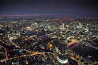 London from the sky