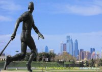 Phillies and Philadelphia Skyline