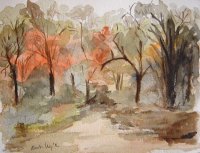 Bosque, Acuarela