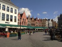 Plaza en Brujas