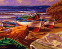 Barcas (Oleo)