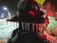Ice Covered Firefighter