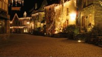 village at night