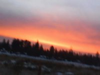 big bear sun set