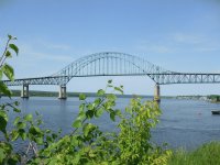 Summer at the Centennial Bridge, Miramichi