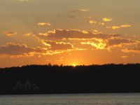 The end of another day on the Miramichi