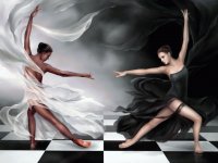 Black and White