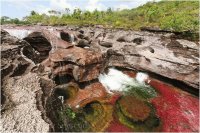 colored river