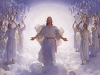 jesus coming on the clouds