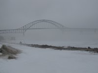 Foggy April day on the Miramichi River