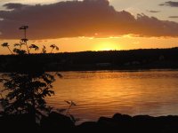 June 2012 sunset over Miramichi-always beautiful