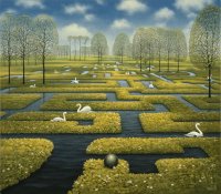 PAISAJE CON PATOS