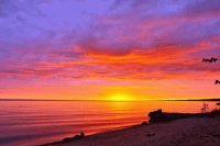 ATARDECER EN EL MAR