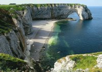 Esta es la puerta de Durdle en Dorset Inglaterra