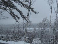 Miramichi River, and last snow of season (?)
