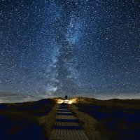 AURORA BOREAL, ISLA DE SYLT, ALEMANIA