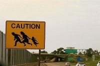 Road Sign-Mexico Border San Diego/Tijuana