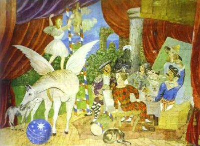 Pablo Picasso. Sketch of Set for the Parade