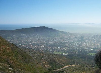 Vista su Cape Town, Sud Africa