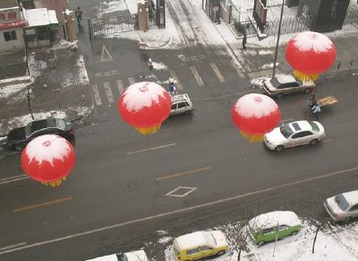 Kinesiska nyårsballonger