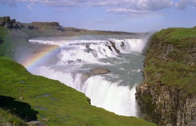 古佛斯瀑布，冰島