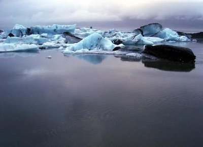 Icebergs, Islande