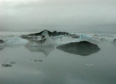 Icebergs, Islande