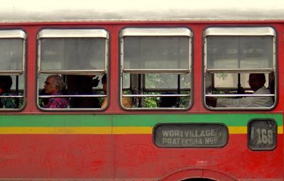 פאזל של אוטובוס, מומבאי, הודו
