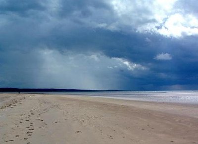 Плажът Rossnowlagh Donegal, Ирландия